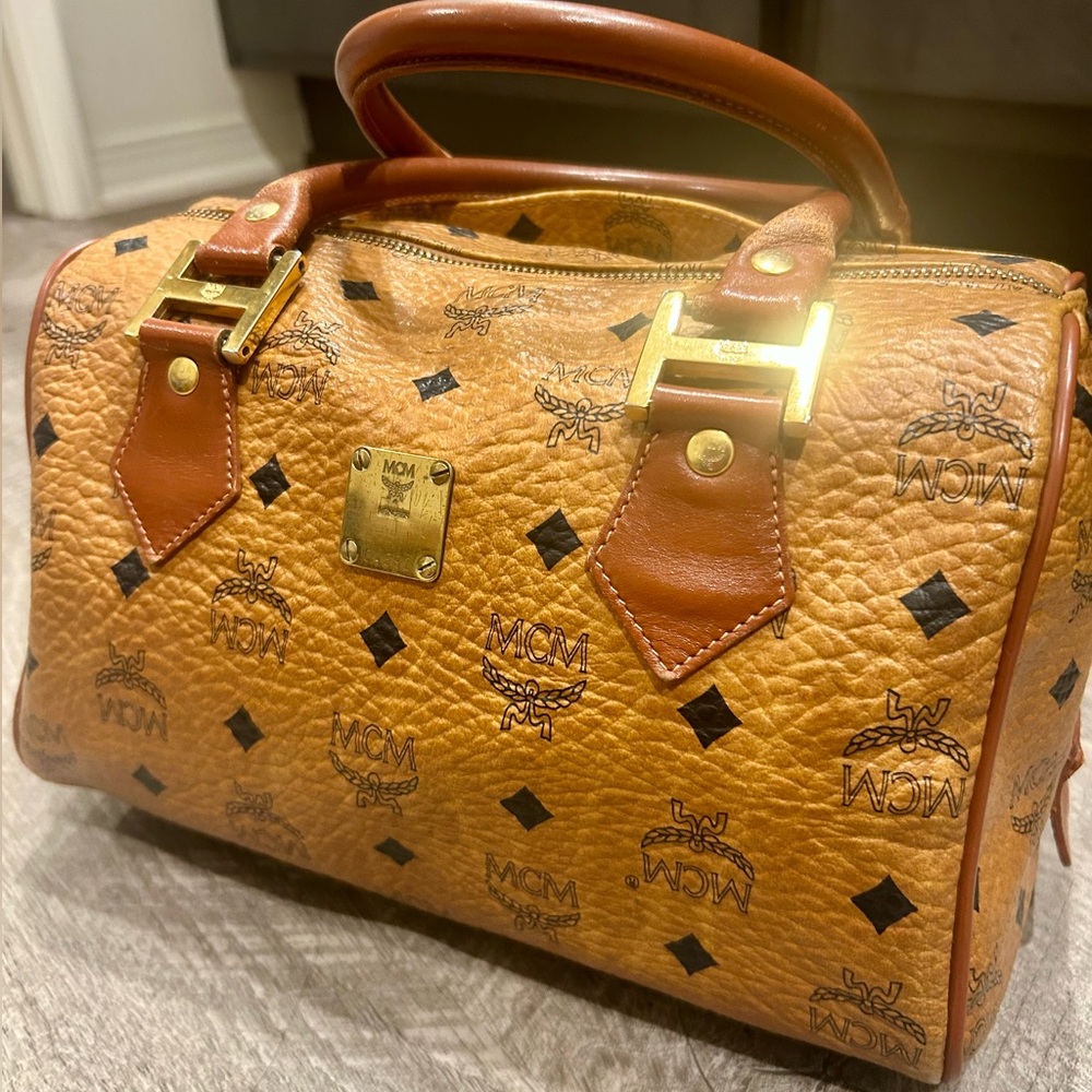 SOLD** FIRM PRICE Authentic MCM Boston bag